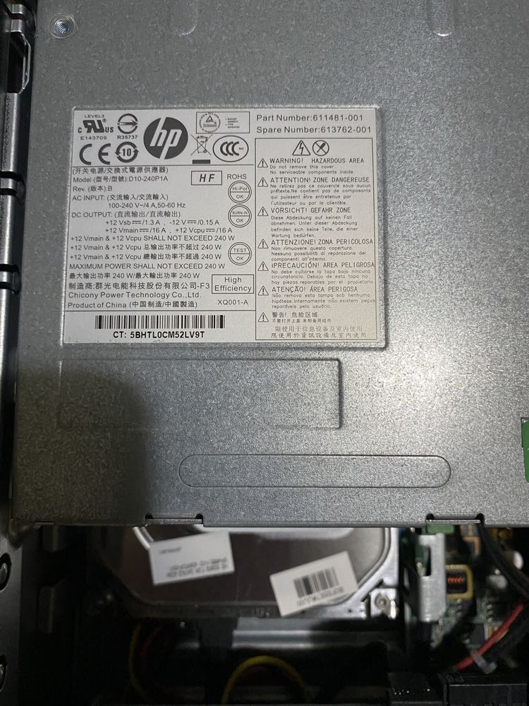 системний блок HP 4GB RAM/500GB HDD! N1242