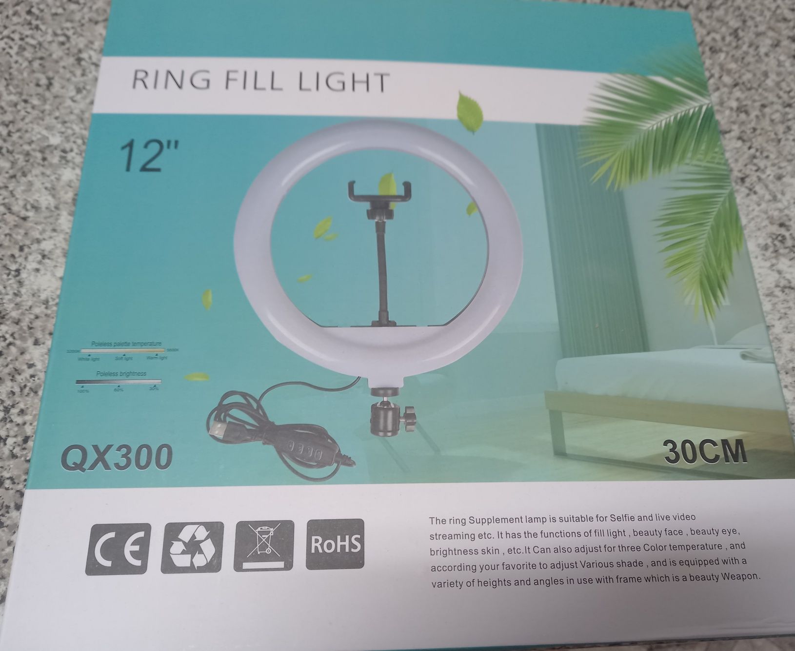 Ring light com qualidade extrema para profissionais Novos