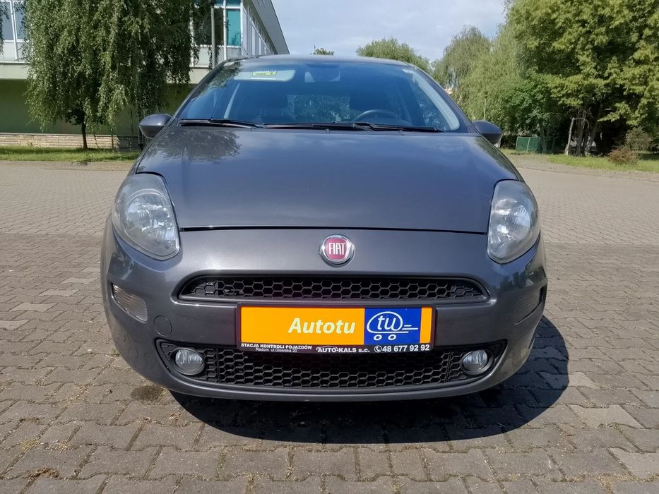 Fiat Punto 1.4 B, Klimatronik, Alkantara, Start-Stop, Bezwypadkowy, Zadbany