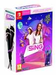 Gra Nintendo Switch Let's Sing 2025 + 2 mikrofony wersja Francuska