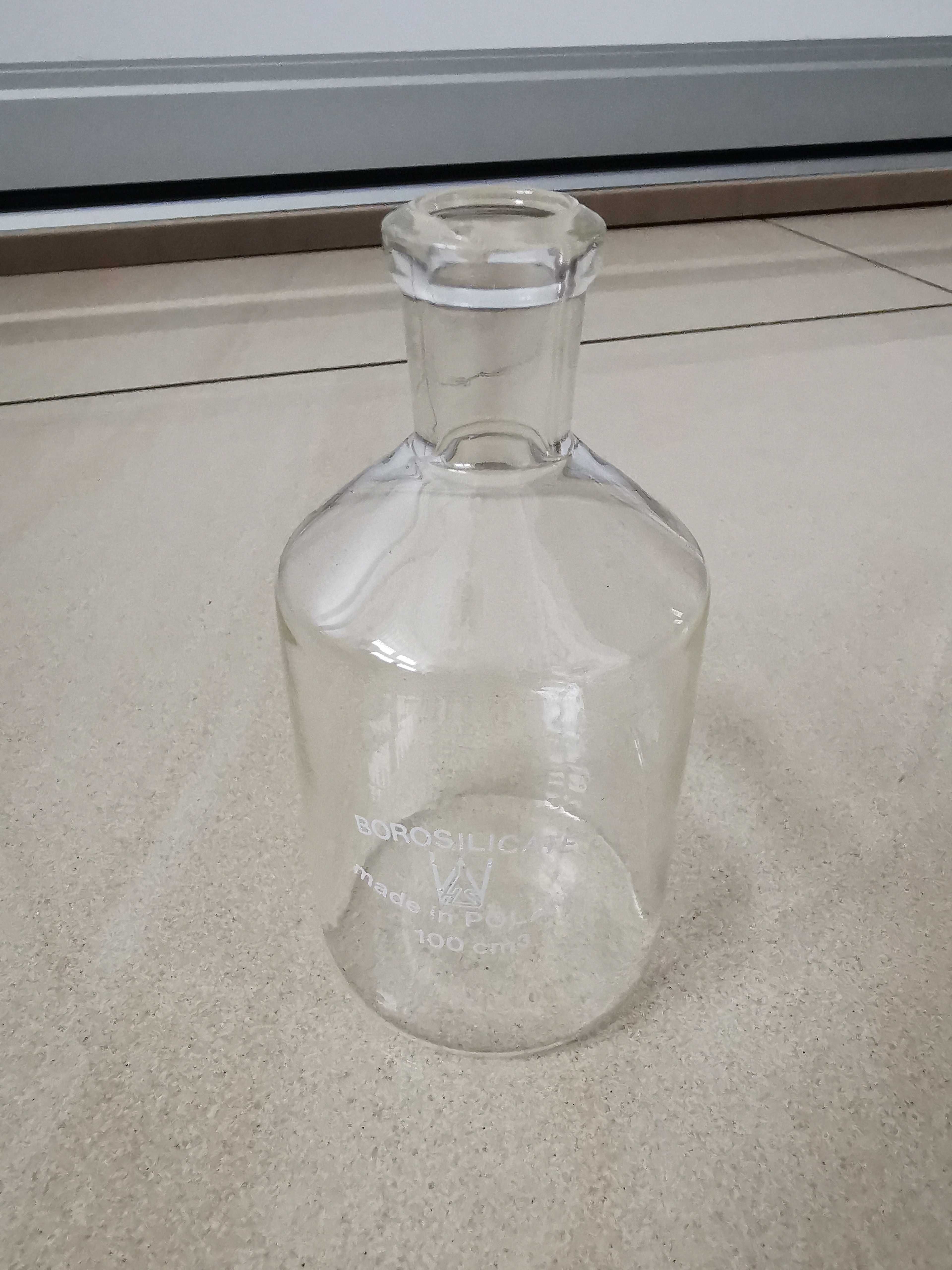 Butelka laboratoryjna szklana - NR 1 - 100 ml