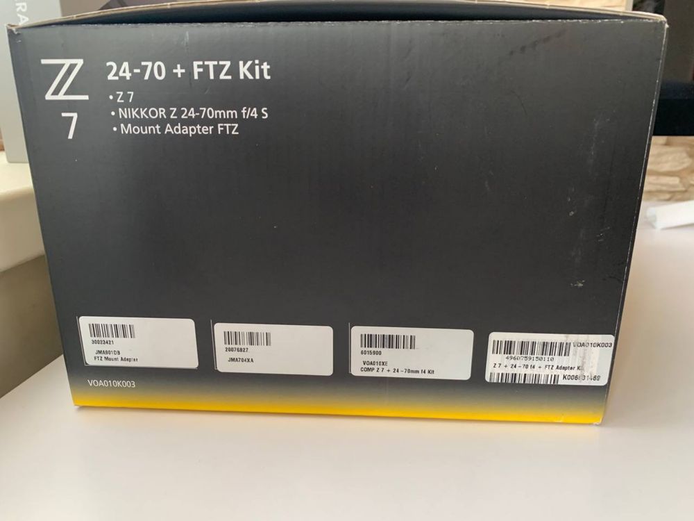 Nikon Z7 kit (24-70mm) + FTZ Mount Adapter