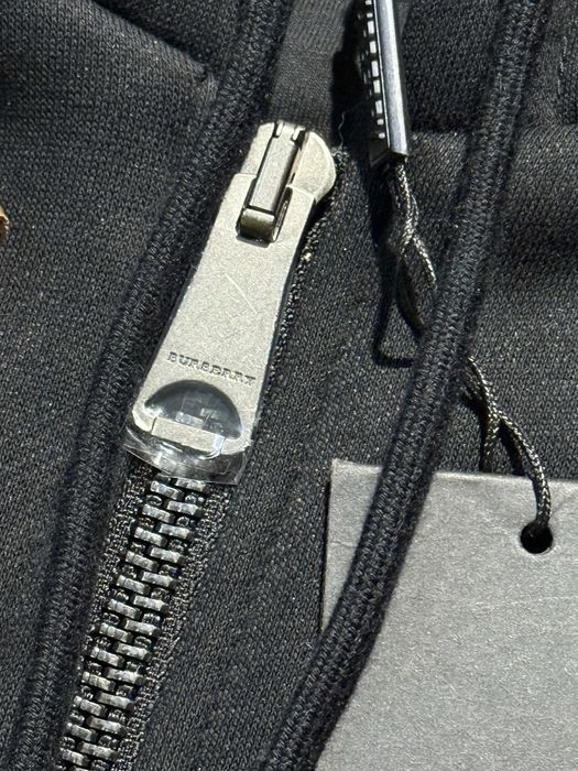 Кофта зип худи Burberry Cotton Blend Zip Hoodie барбери old money