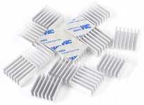 Radiator aluminiowy 14*14*6mm z termopadem (4 szt)