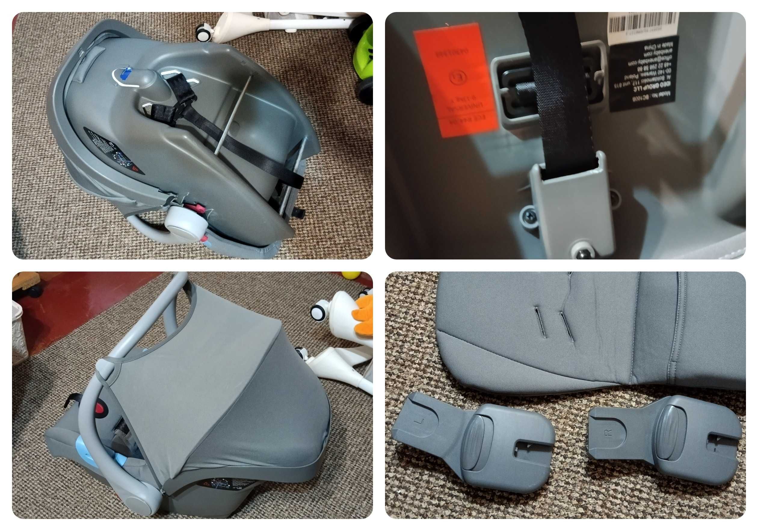 Автокресло Анекс Anex m/type e/type Серый Gray SS-02