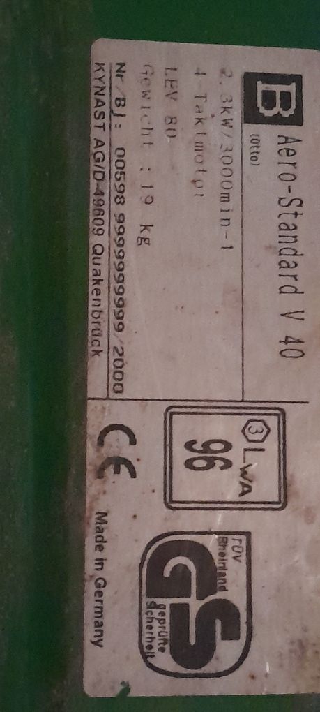 Бензогазонокосарка Аеро по запчастинах