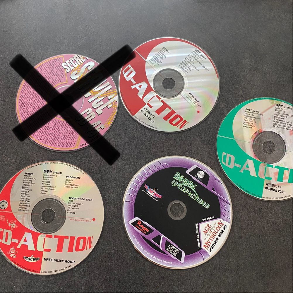Cd action retro gry zestaw
