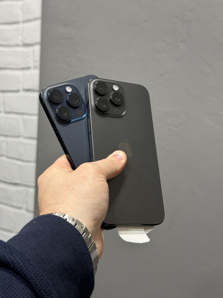 Used iphone 15 pro max 512gb natural, blue, black