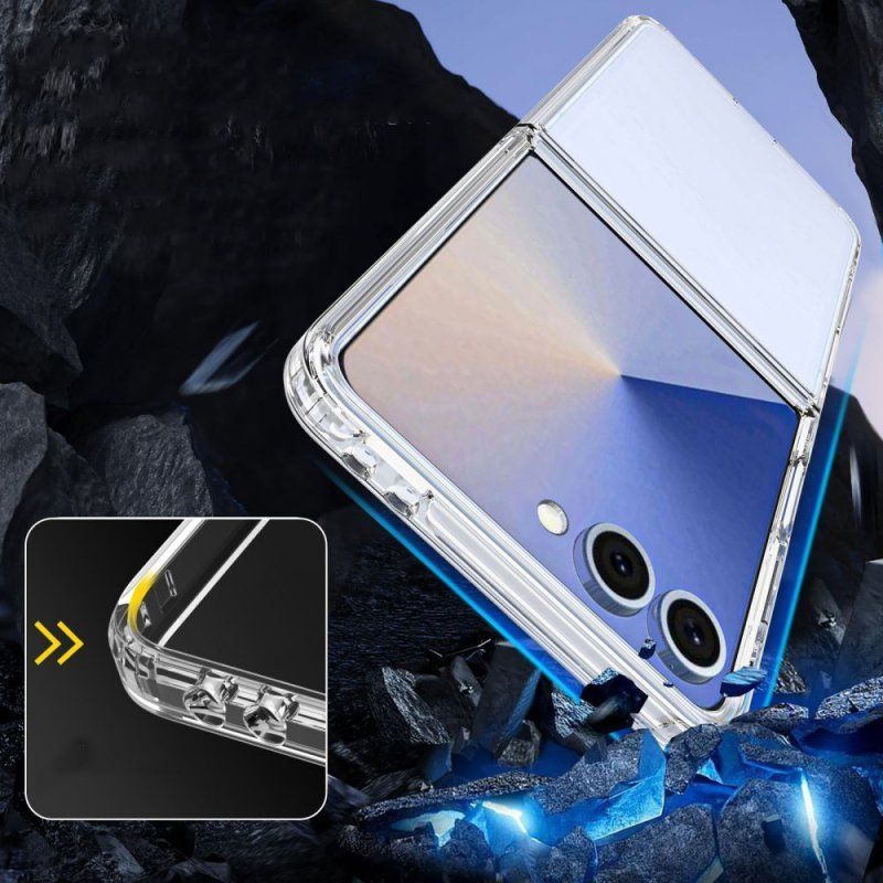 Etui Tech-Protect Flexair Hybrid Galaxy Z Flip 7 Clear