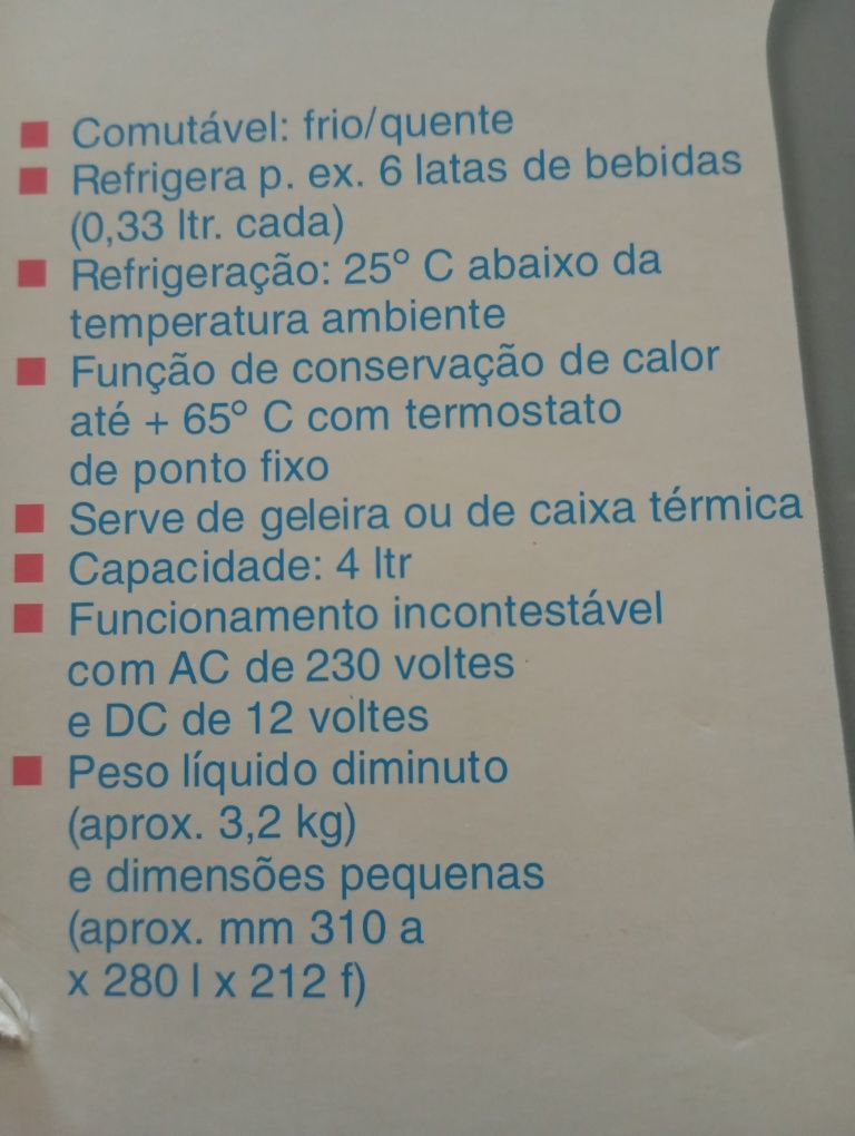 Mini frigorífico 4 litros - Crown