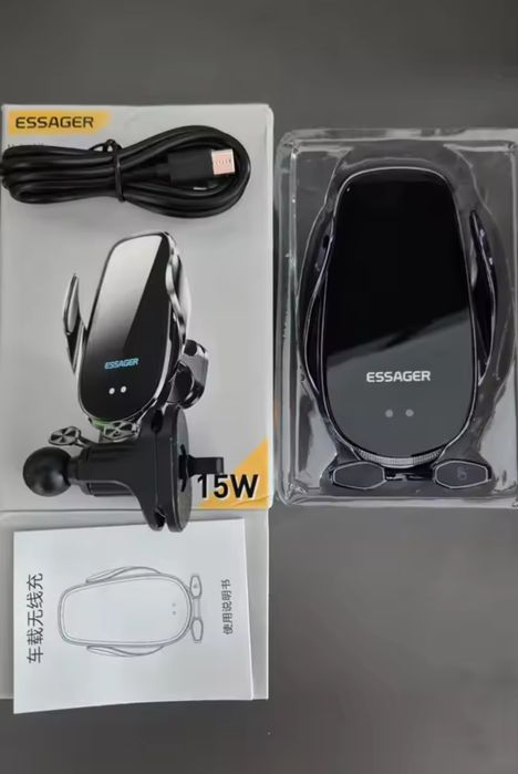 ESSAGER 15w тримач телефона Безпровідна зарядка