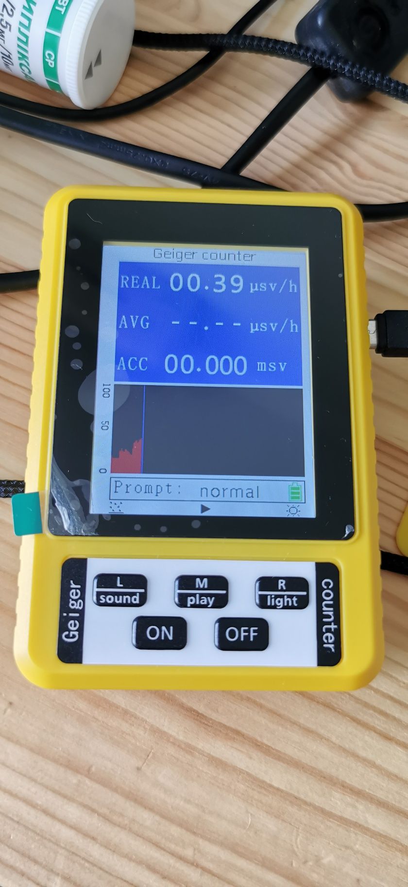 Счетчик гейгера br-9c . Geiger counter дозиметр xr3 br 9c