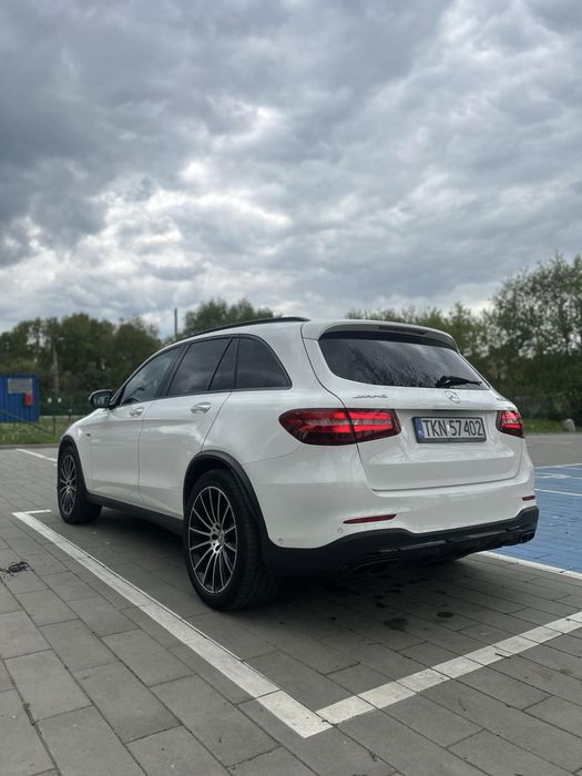 Mercedes GLC 43 AMG 367 koni, brązowa skóra, kamery 360, 9G tronic