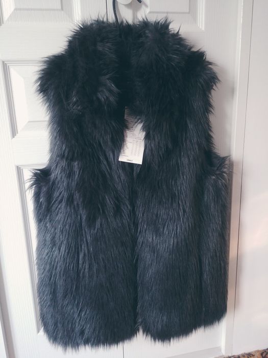 Kamizelka futrzana nowa, rozm. M