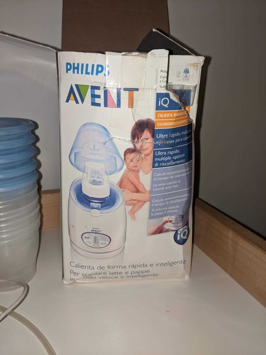 Philips AVENT / Laktator SCF 332 + podgrzewacz do butelek SCF 260