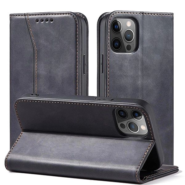 Magnet Fancy Case etui do iPhone 12 Pro Max pokrowiec portfel na karty