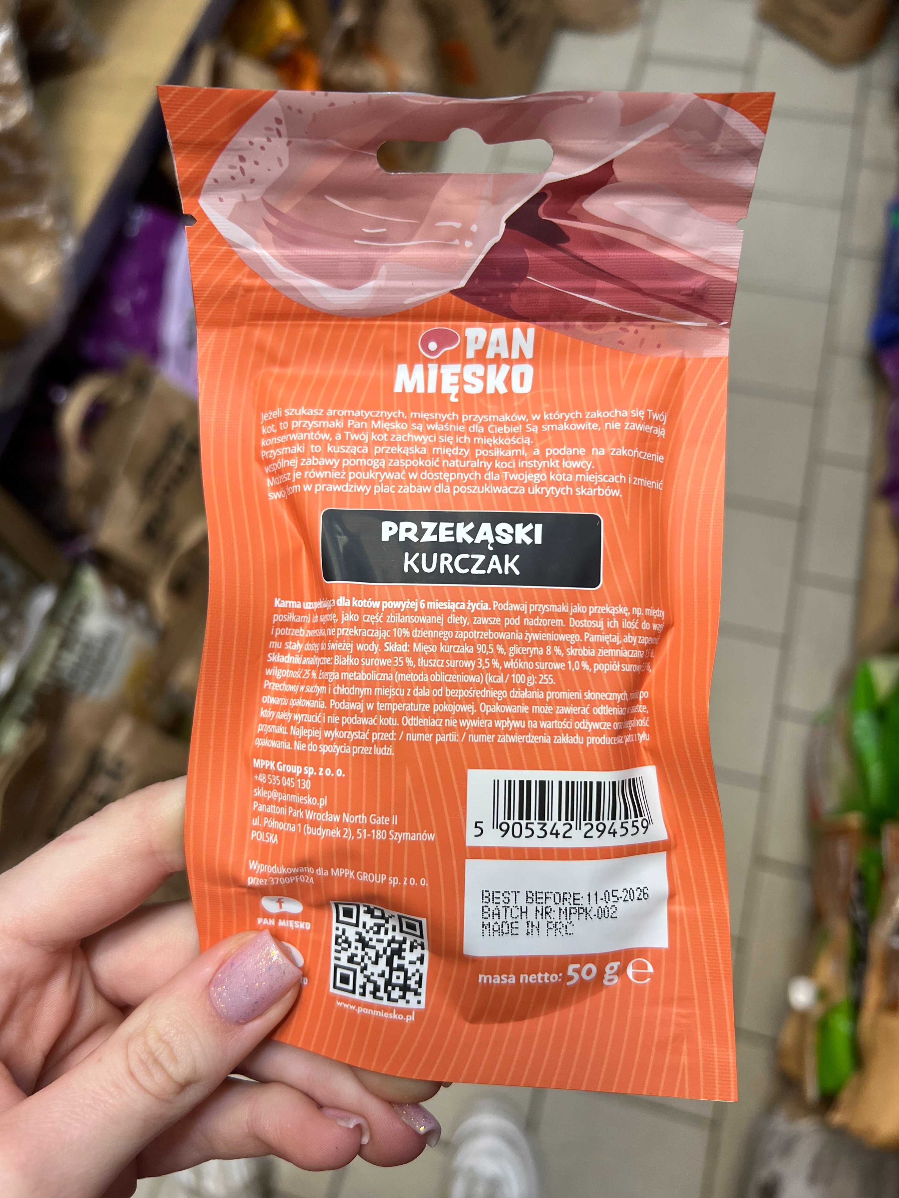 Pan Mięsko paseczki z kurczaka 50g