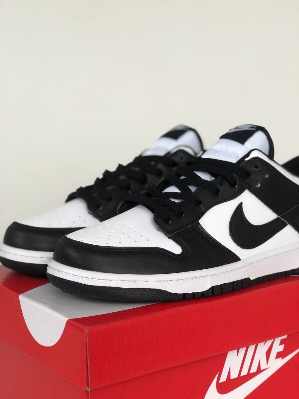 Мужские кроссовки Nike SB Dunk Black&white. Размеры 39-45