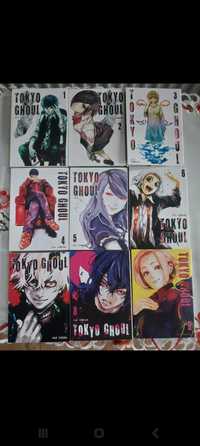 Zestaw mang Tokyo Ghoul plus dodatkowa książką z tej seri