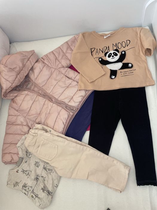 Куртка Zara 86 зара і набір речей на дівчинку