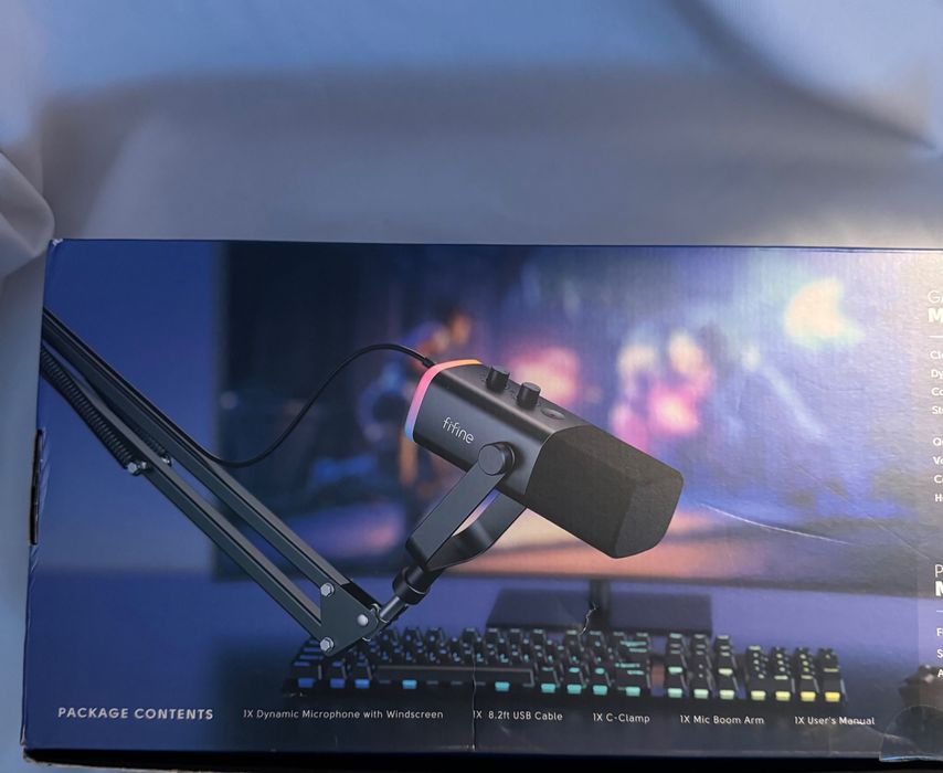 Mikrofon Fifine AmpliGame AM8T Czarny