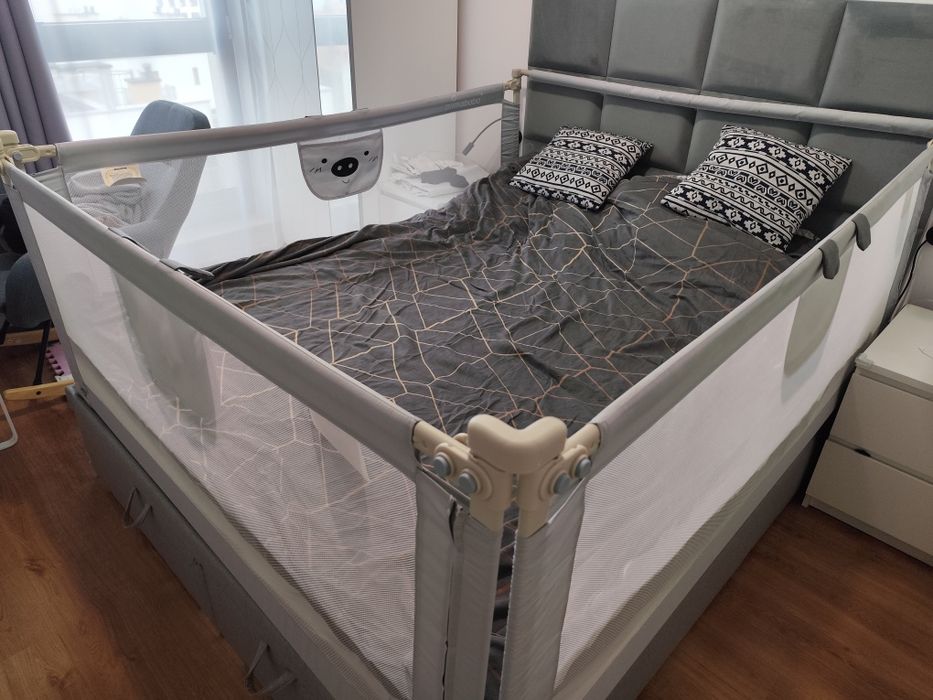 Barierki Primabobo 4 sztuki. Komplet na łóżko 160x200