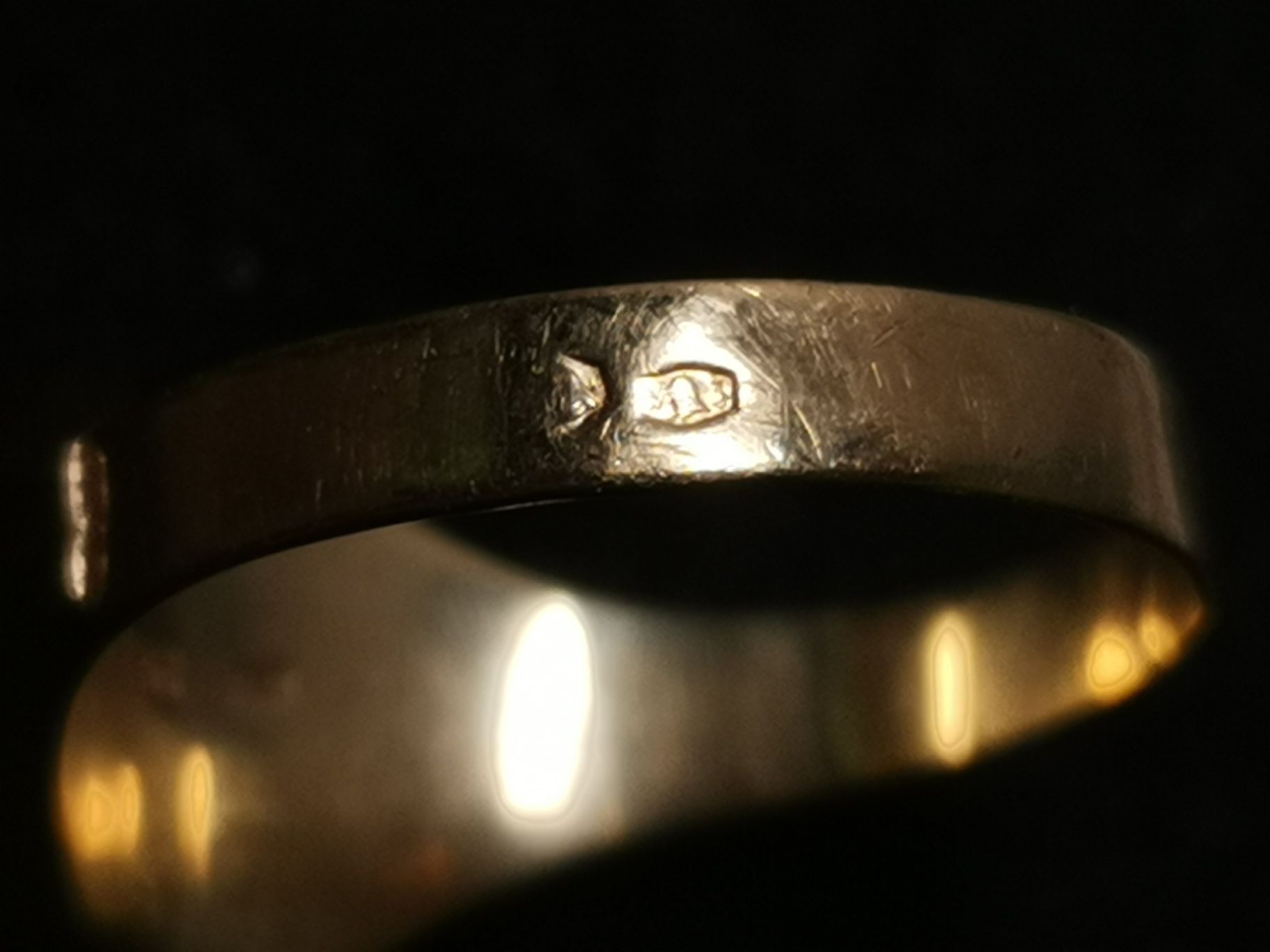 ładny sygnecik, złoto 585, pierścionek R22