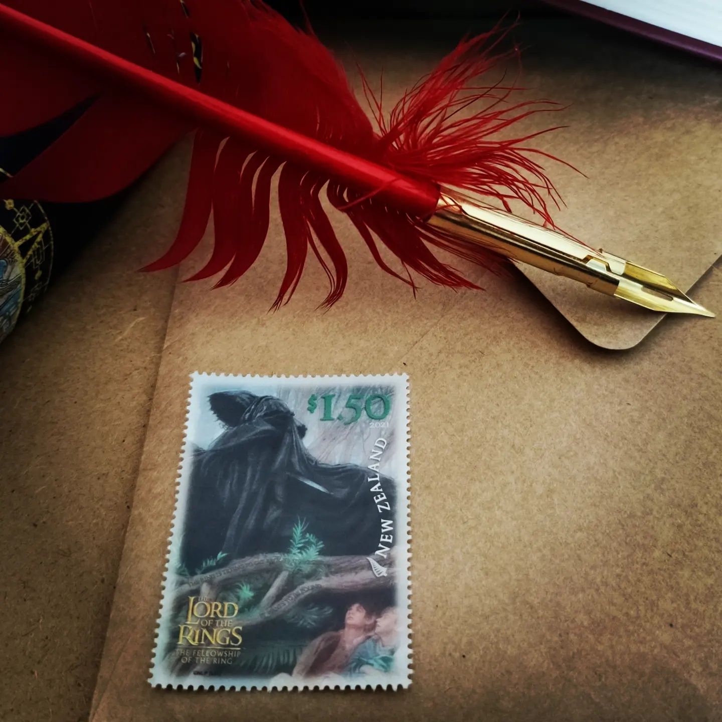Władca pierścieni znaczki pocztowe na 20lecie