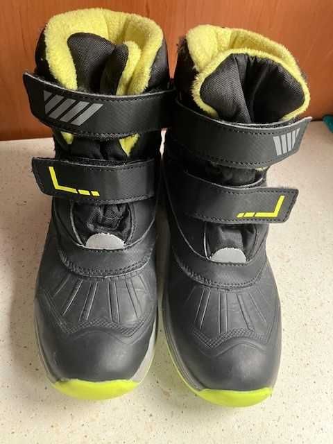 Buty, kozaki, chłopięce, zimowe, śniegowce, ocieplane, 37