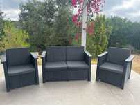 Conjunto sofás de  jardim
