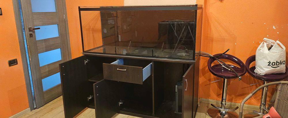 ZESTAW 450 l Baniak Szafka Filtry Aluminiowa Pokrywa z Ośfietleniem