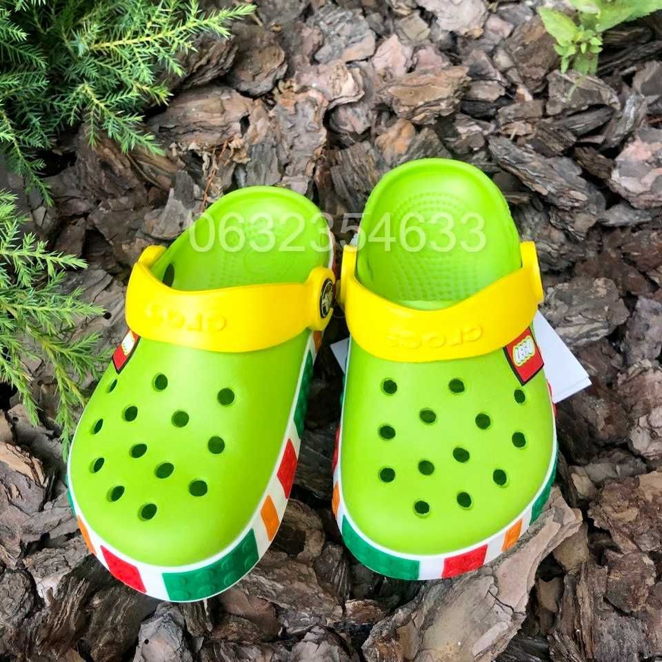 Крокcи дитячі на Дівчинку та Хлопчика Крокс Лего Кідс Crocs LEGO kids!