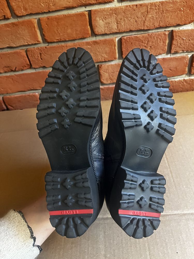 Botki skórzane LLOYD ocieplane na zamek  37 tommy hilfiger