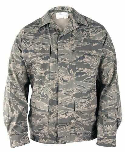Bluza wojskowa USAF Tiger Stripe 36R – Oryginał, Jak Nowa