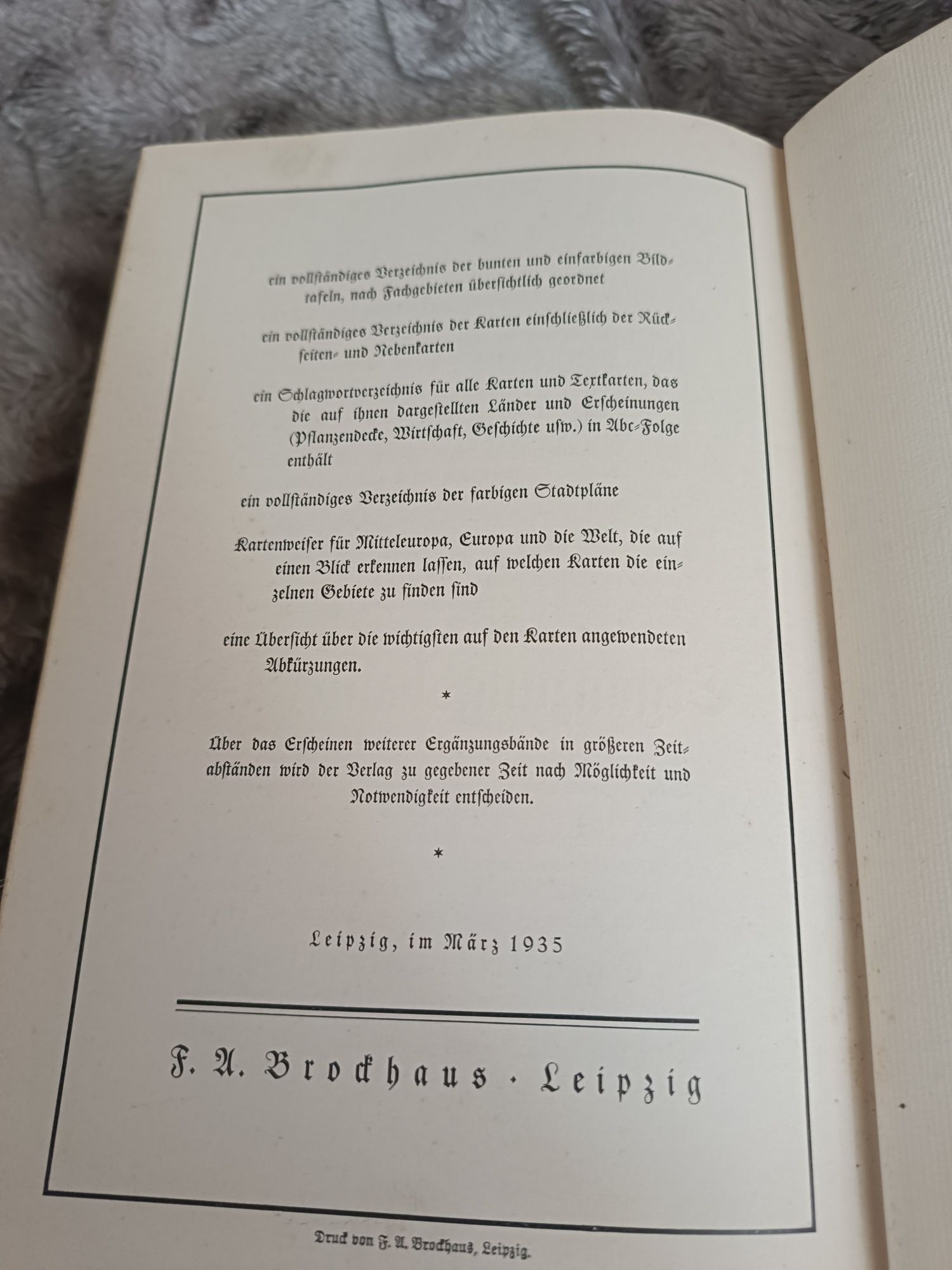 Encyklopedia wiedzy z 1935 w języku niemieckim