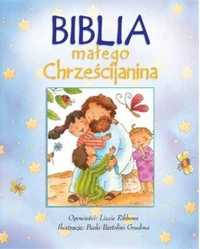 Biblia małego chrześcijanina niebieska w.2016 - Lizzie Ribbonz