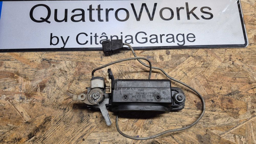 AUDI A4 B5/A3 8L/A6 C4-Puxador+Canhão Porta condutor EXCELENTE