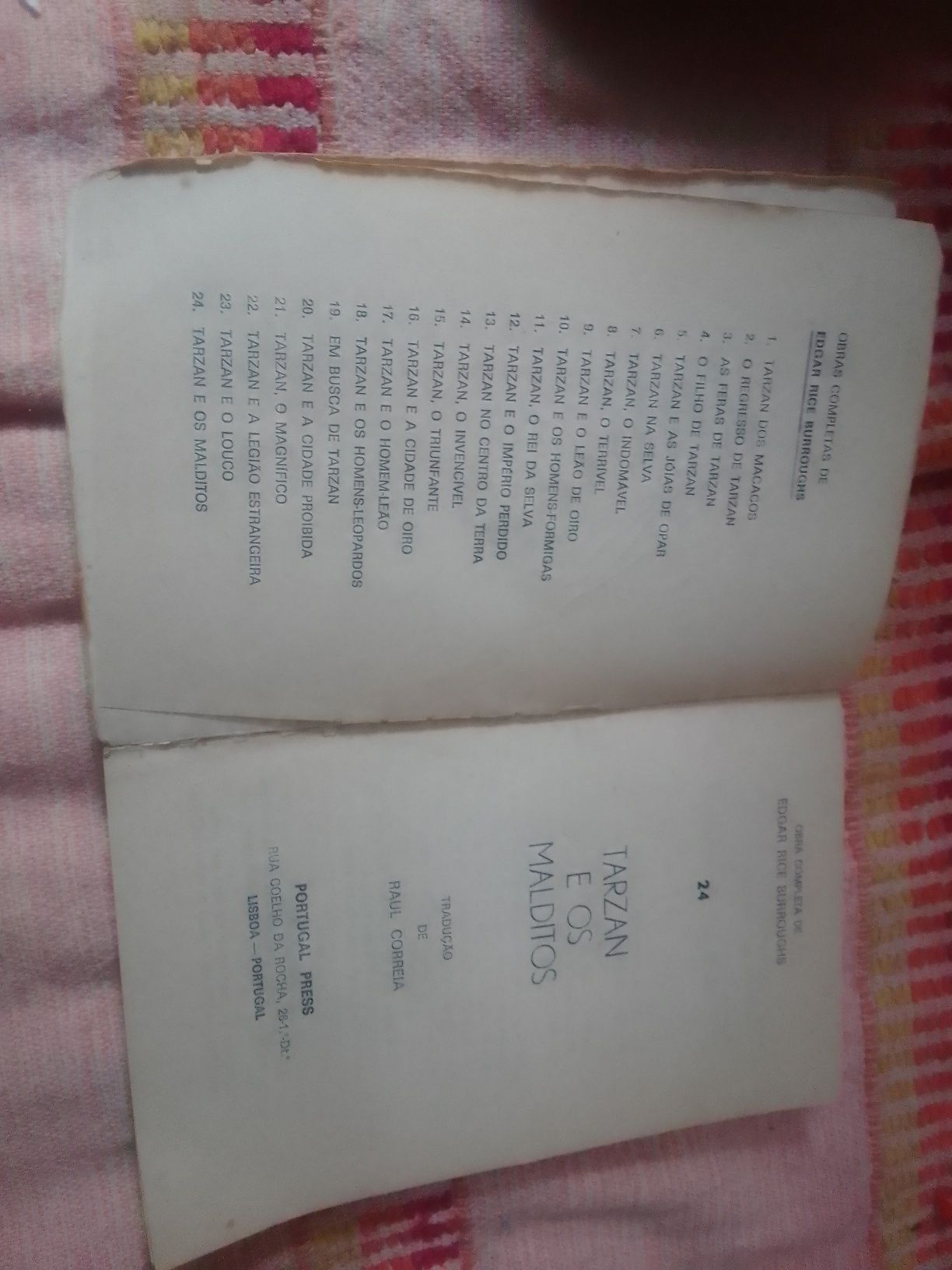 Livro Tarzan os malditos só 1€