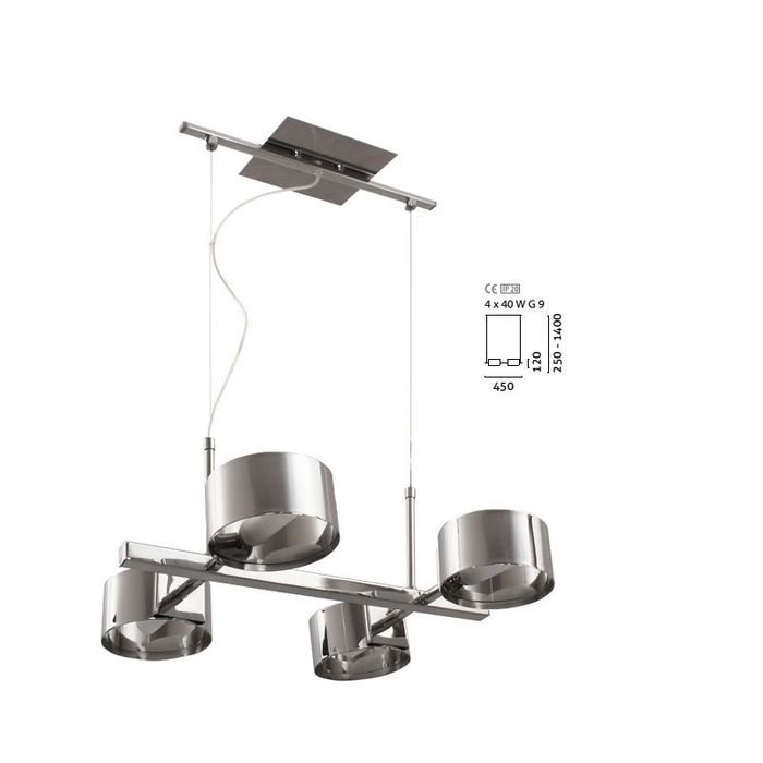 Lampa wisząca marki ILUMNI Hesmo