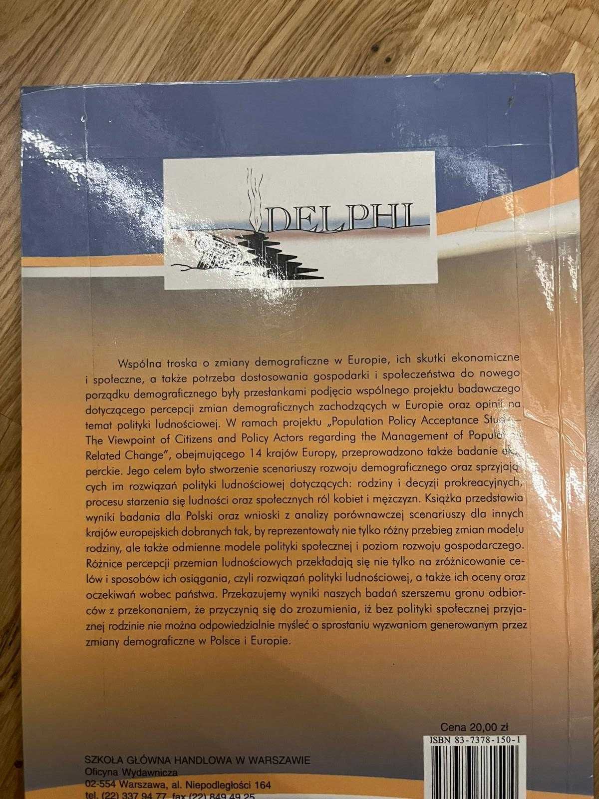Scenariusze polityki ludnościowej dla Polski-Badanie eksperckie Delphi