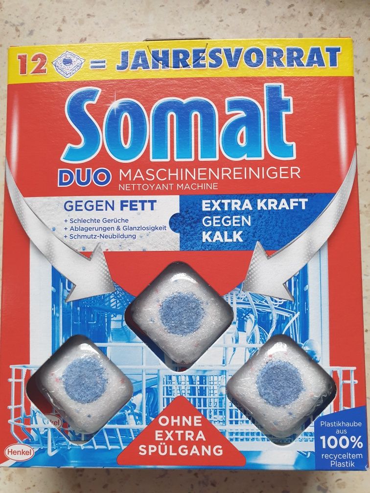 Somat Duo tabletki do czyszczenia zmywarki 12 sztuk