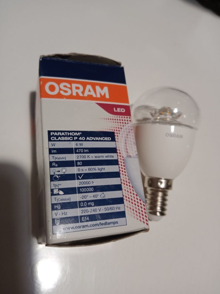 Żarówka Nowa OSRAM LED Parathom 6W=40W