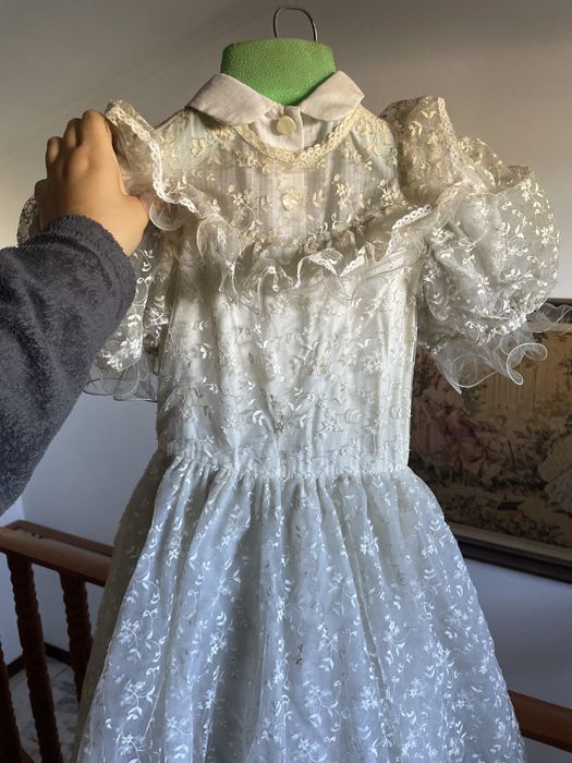Vestido vintage anos 8Os