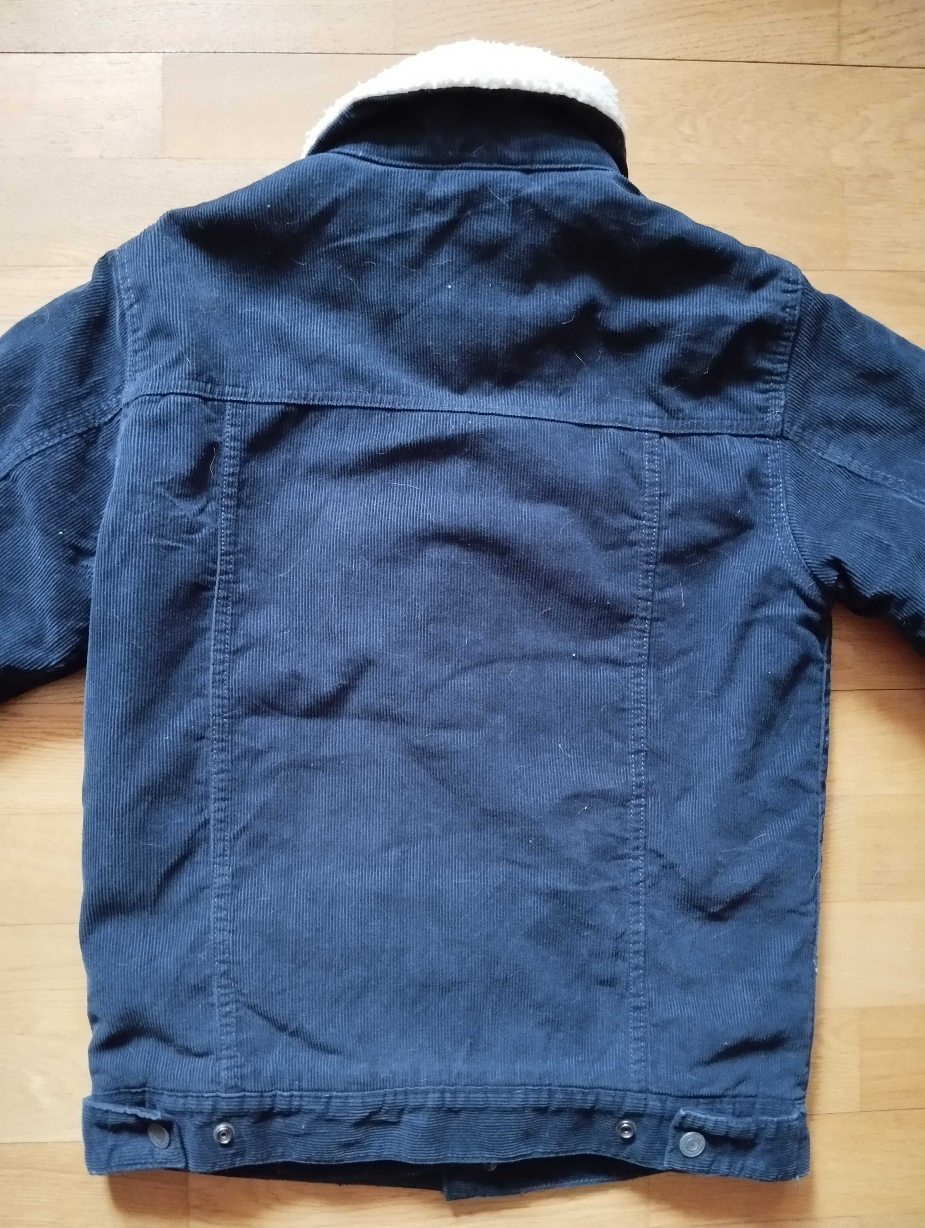 Kurtka/sherpa z barankiem przejściowa PULL BEAR rozm. S szerokość 98cm