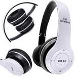 Słuchawki bezprzewodowe P47 bluetooth mikrofon mp3 białe