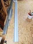 Parapet aluminiowy antracyt + 2 o długości ok. 200 cm