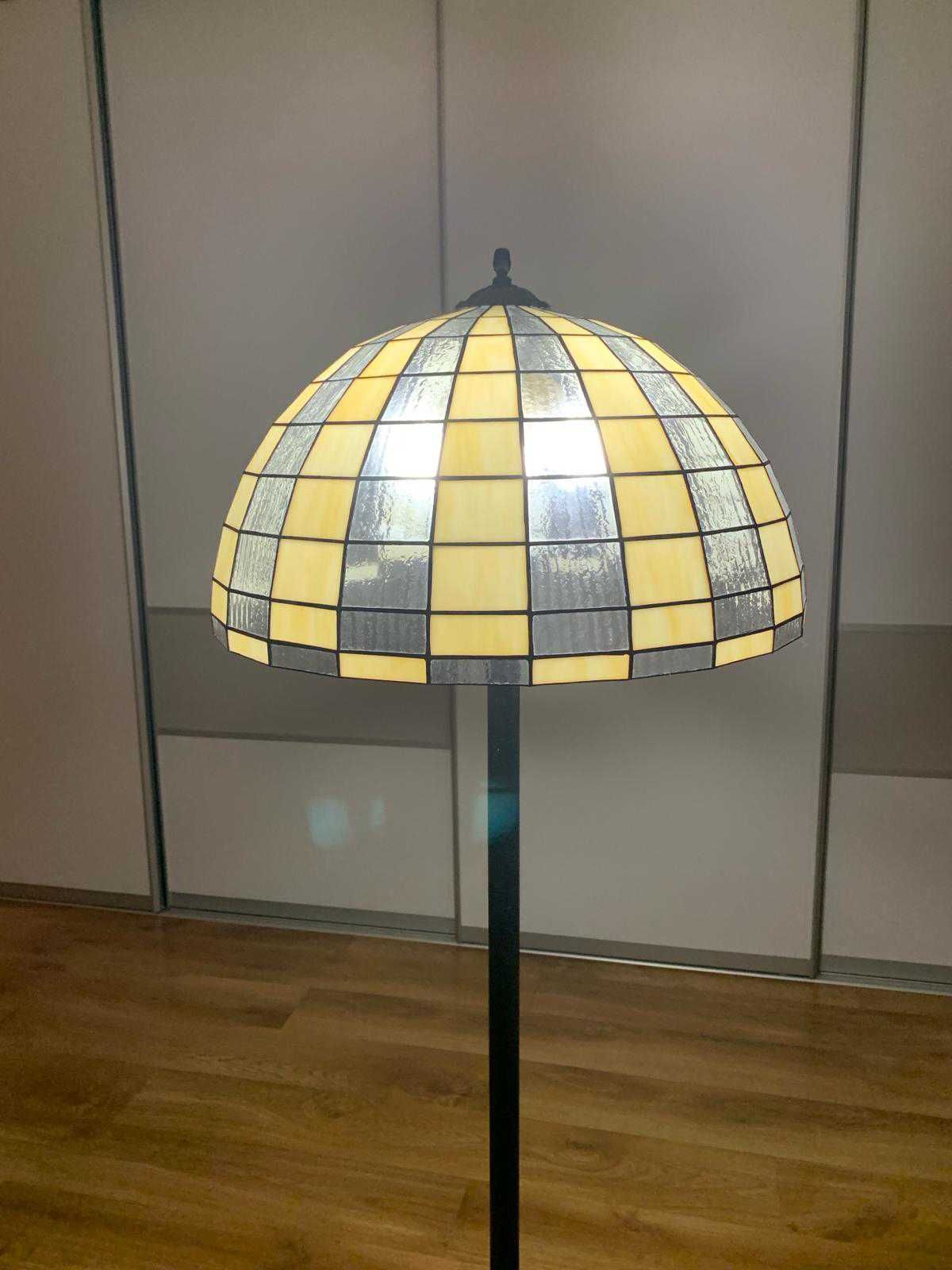 Lampa witrażowa stojąca podłogowa MODERN