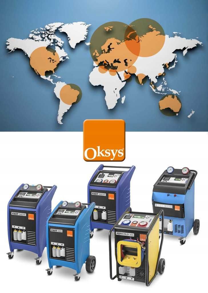 Włoska Stacja Klimatyzacji OKSYS FAST 322 R134a