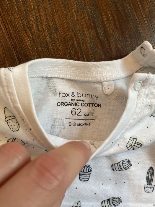 Bluzeczka niemowlęca Sinsay w kaktusy rozm. 62