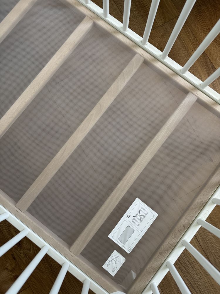 Łóżeczko niemowlęce gulliver ikea plus materac
